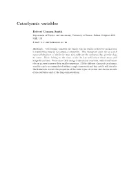Cataclysmic Variables