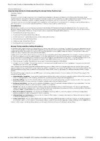 Guide to Understanding the Group Policy.Pdf