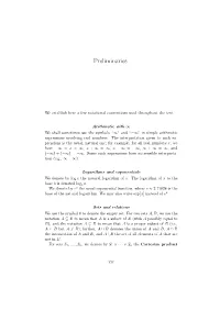 Math Preliminaries