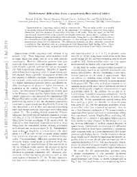 Matter-Wave Diffraction from a Quasicrystalline Optical Lattice