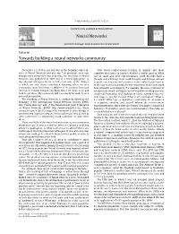 Neural Networks Towards Building a Neural Networks Community