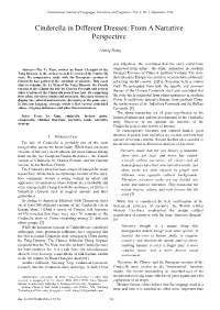 Cinderella in Different Dresses: from a Narrative Perspective