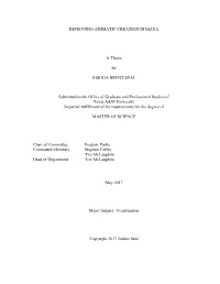 IMPROVING ANIMATIC CREATION in MAYA a Thesis By