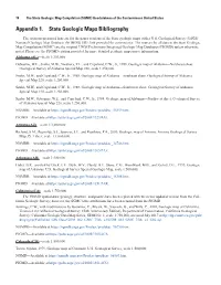 Appendix 1. State Geologic Maps Bibliography
