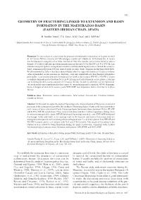 Geometry of Fracturing Linked to Extension and Basin Formation in the Maestrazgo Basin (Eastern Iberian Chain, Spain)