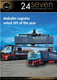 Malcolm Logistics Voted 3PL of the Year