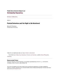 Pretrial Detention and the Right to Be Monitored
