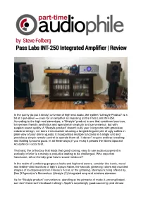 In the Quirky (To Put It Kindly) Universe of High-End Audio, the Epithet “Lifestyle Product” Is a Bit of a Put-Down — Even