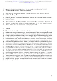 Species-Level Microbiome Composition of Activated Sludge - Introducing the Midas 3 2 Ecosystem-Specific Reference Database and Taxonomy