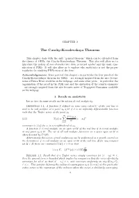 The Cauchy-Kovalevskaya Theorem