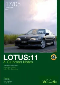 What's Wrong with a Lotus Elite" Will Be the Last One Should the Need to Utilise the Electric Oil Return Pump Option at Some Dealing with Gearboxes