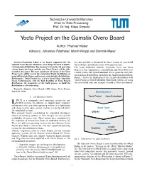 Yocto Project on the Gumstix Overo Board