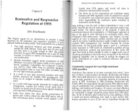 Restorative and Responsive Regulation of Used by the Courts