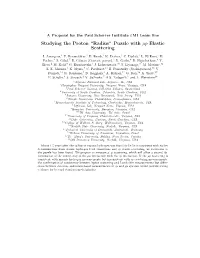 Studying the Proton “Radius” Puzzle with Μp Elastic Scattering