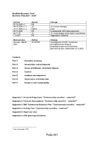 Appendix Draft Business Plan November 2020 (CSI Redacted)