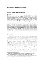 Ponderosa Pine Ecosystems1