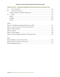 Background for Assets and Values at Risk, Humboldt
