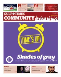 Born of #Metoo Fury, Time's up Has Struggled to Define Itself. P4-5