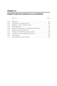 Chapter 10 • Digital Audio Recording Devices And