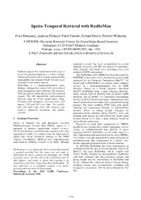 Spatio-Temporal Retrieval with Rasdaman