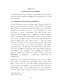 1.0 Introduction of Brahmavihāra in Buddhism
