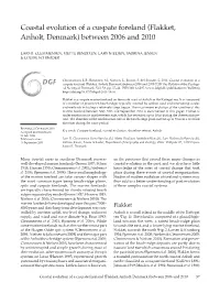 Coastal Evolution of a Cuspate Foreland (Flakket, Anholt, Denmark) Between 2006 and 2010