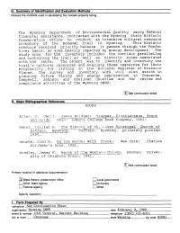 The Wyoming Department of Environmental Quality, Using