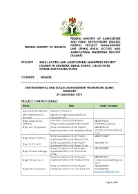 List of Tables