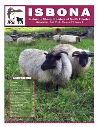 Newsletter - Fall 2017, Volume 22, Issue 2