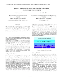 Digital Synthesis by Plug-In Method in Java Media Framework Environment