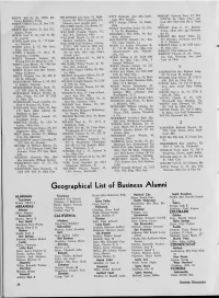 Geographical List of Businessalumni