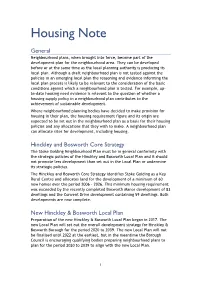 Housing Notes Stoke Golding