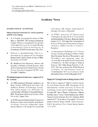 Academy News