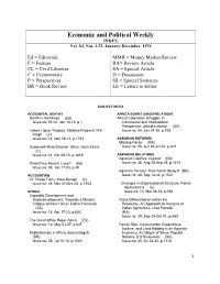 Subject Index
