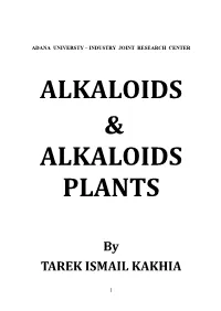 Alkaloids.Tarek Kakhia.Pdf
