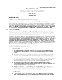 Appendix 1 to Report 33/2009 CHALLENGING the CUTS