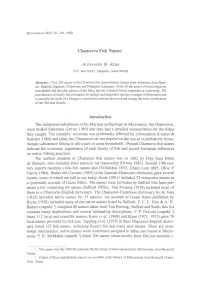 Chamorro Fish Names 1