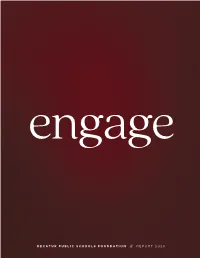 2020 Foundation Report to Donors.Pdf