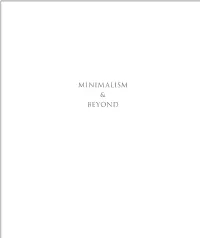 Minimalism & Beyond