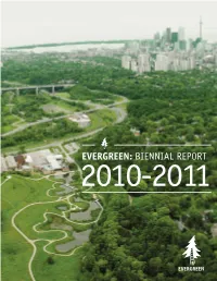 EVERGREEN: Biennial REPORT 2010-2011