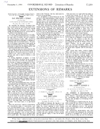 Extensions of Remarks E 2283 EXTENSIONS of REMARKS
