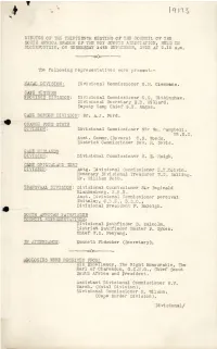 Ms MINUTES of the THIRTEENTH MEETING of the COUNCIL OF