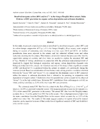 226-248 Dissolved Inorganic Carbon (DIC) and Its Δ13c in the Ganga