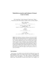 Model-Driven Analysis and Synthesis of Textual Concrete Syntax