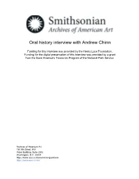 Oral History Interview with Andrew Chinn