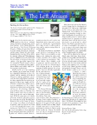 The Left Atrium