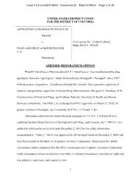United States District Court for the District of Columbia