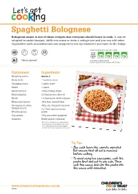 Spaghetti Bolognese Bolognese Sauce Is One of Those Recipes That Everyone Should Learn to Cook