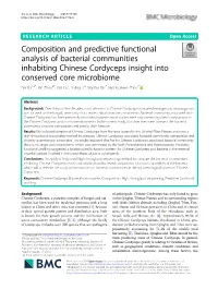 Composition and Predictive Functional Analysis of Bacterial Communities