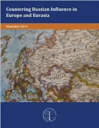 'Countering Russian Influence in Europe and Eurasia', November 2019